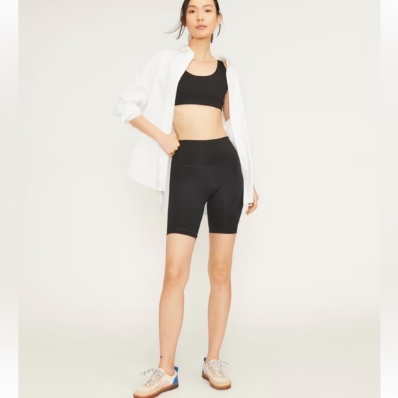 NEW EVERLANE The Bike Short Black Size Small - Picture 1 of 8